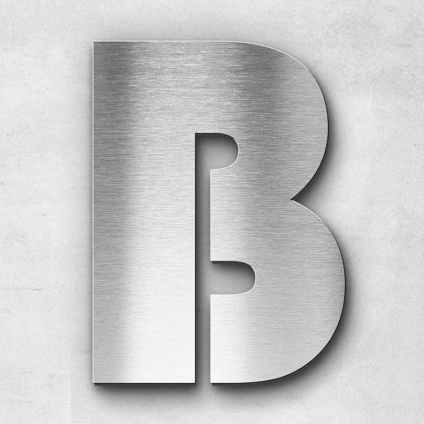 Metal letter B - Series Bauhaus