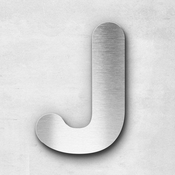 Metal Letter J Uppercase - Classic Series