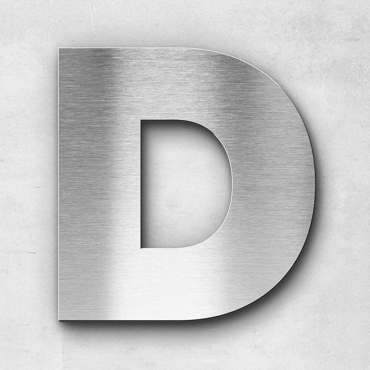 Metal Letter D Uppercase - Kontrast Series