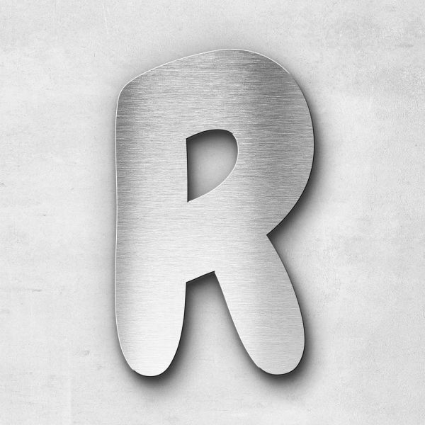Metal Letter R Uppercase - Darius Series