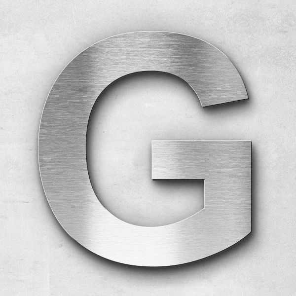 Metal letter G - Series Arial