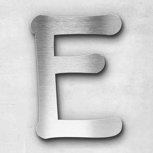 Metal letter E - Series Malta