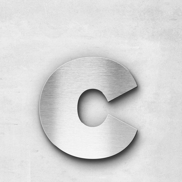Metal Letter c Lowercase - Kontrast Series