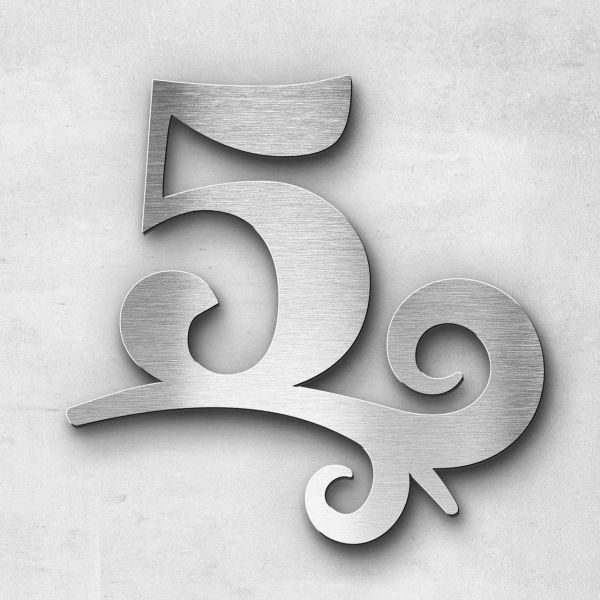 House number - Series Design one-digit