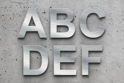 Metal Letters Stainless Steel Metal Letters Stainless Steel