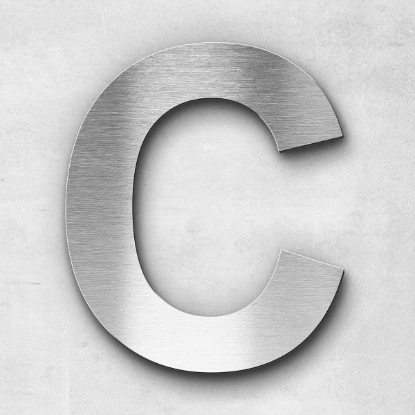 Metal letter C - Series Arial