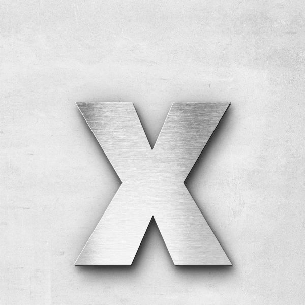 Metal Letter x Lowercase - Sans Series