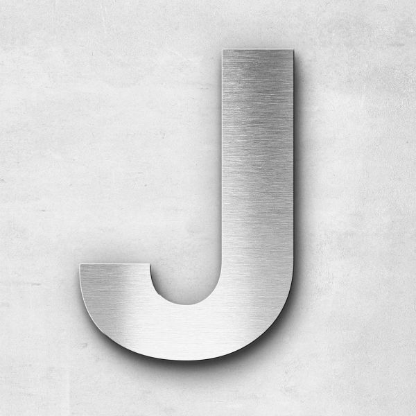 Metal Letter J Uppercase - Sans Series