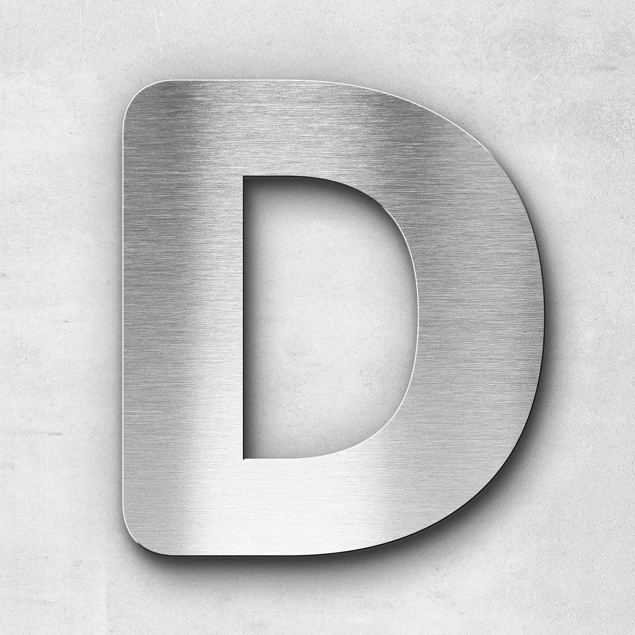 Metal Letter D Uppercase - Classic Series