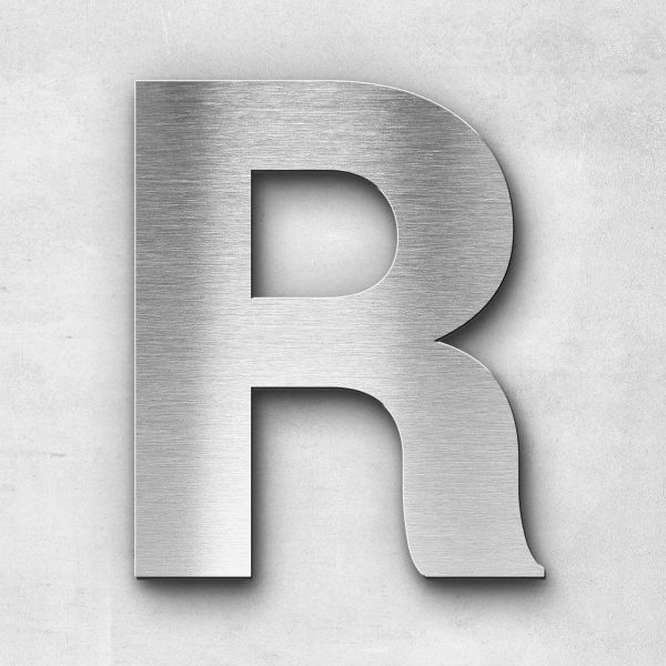 Metal Letter R Uppercase - Sans Series