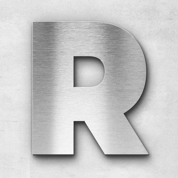 Metal Letter R Uppercase - Kontrast Series