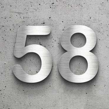 House Numbers Stainless Steel Custom Signs Metal Letters Made