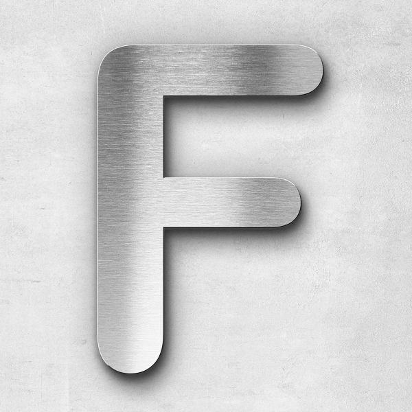 Metal letter F - Series Classic