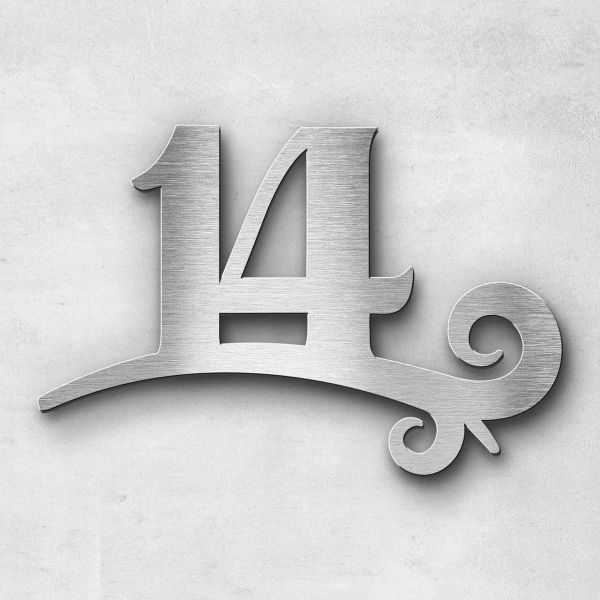 House number - Series Design double-digit