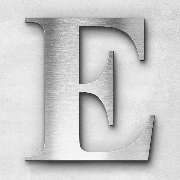 Metal letter E - Series Times