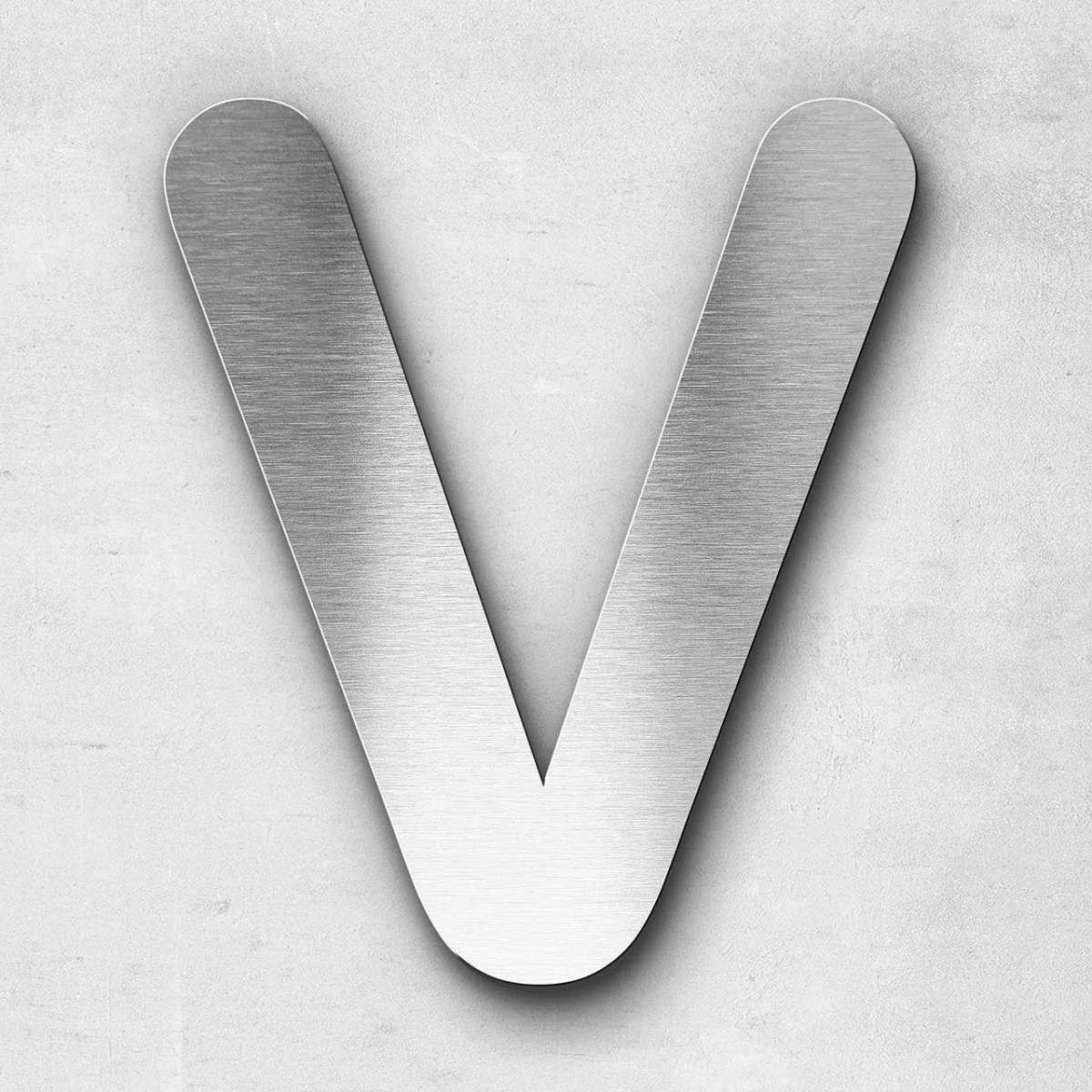 Metal Letter V Series Classic