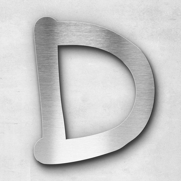 Metal letter D - Series Malta