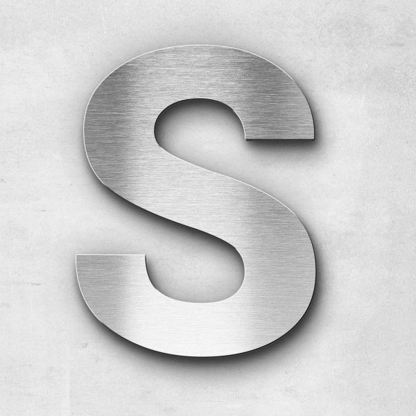 Metal Letter S Uppercase - Sans Series