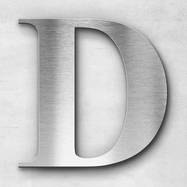 Metal letter D - Series Times