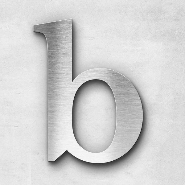 Metal Letter b Lowercase - Serif Series