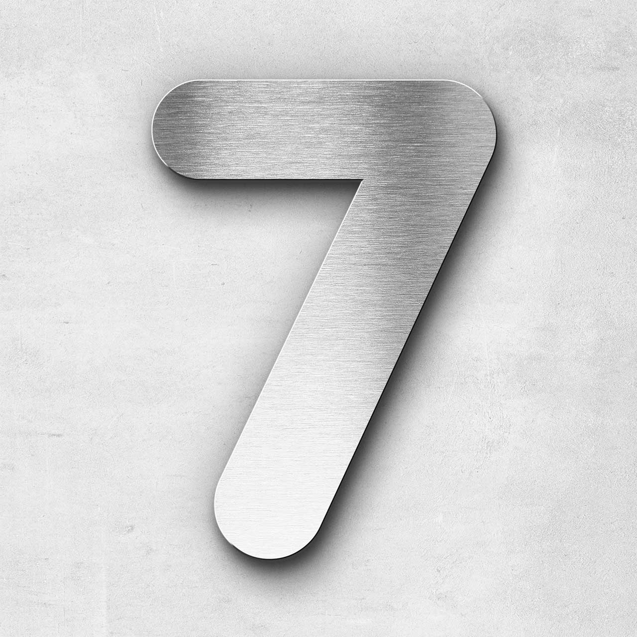 House Number 7 Stainless Steel Classic Series