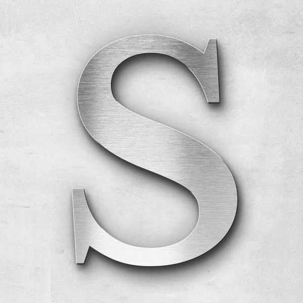 Metal Letter S Uppercase - Serif Series