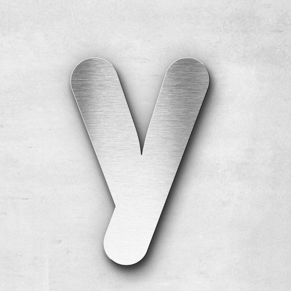 Metal Letter y Lowercase - Classic Series